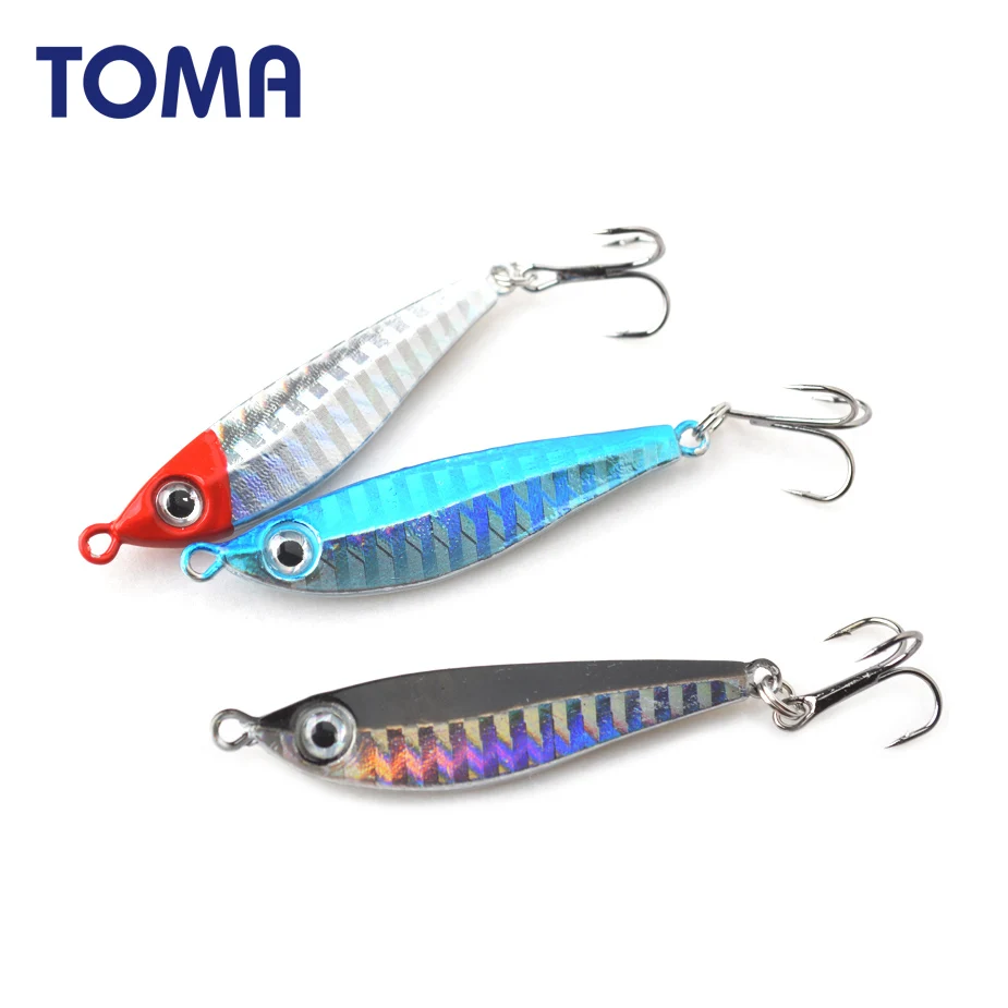Señuelos de Jigging metálicos con cuchara lenta para lubina - imagen 2