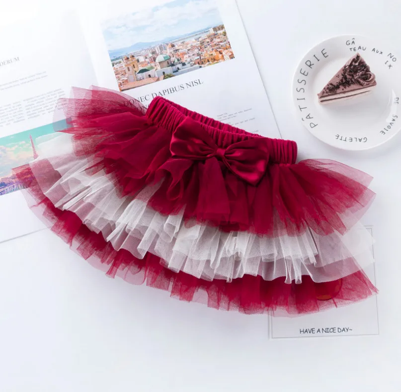 Beautiful princess dresses for party Cute cake skirt soft ruffle lace tutu baby girls petti tutu dress dance pettiskirt 0-24M