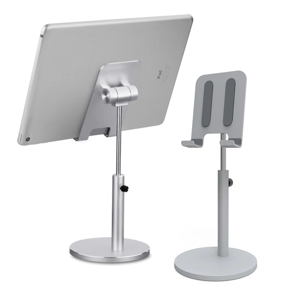 Stop aluminium podnoszenie pulpit Tablet telefon stojak uchwyt regulowany Tablet biurko telefon komórkowy góra dla iPad Air Pro 10.5 stojak