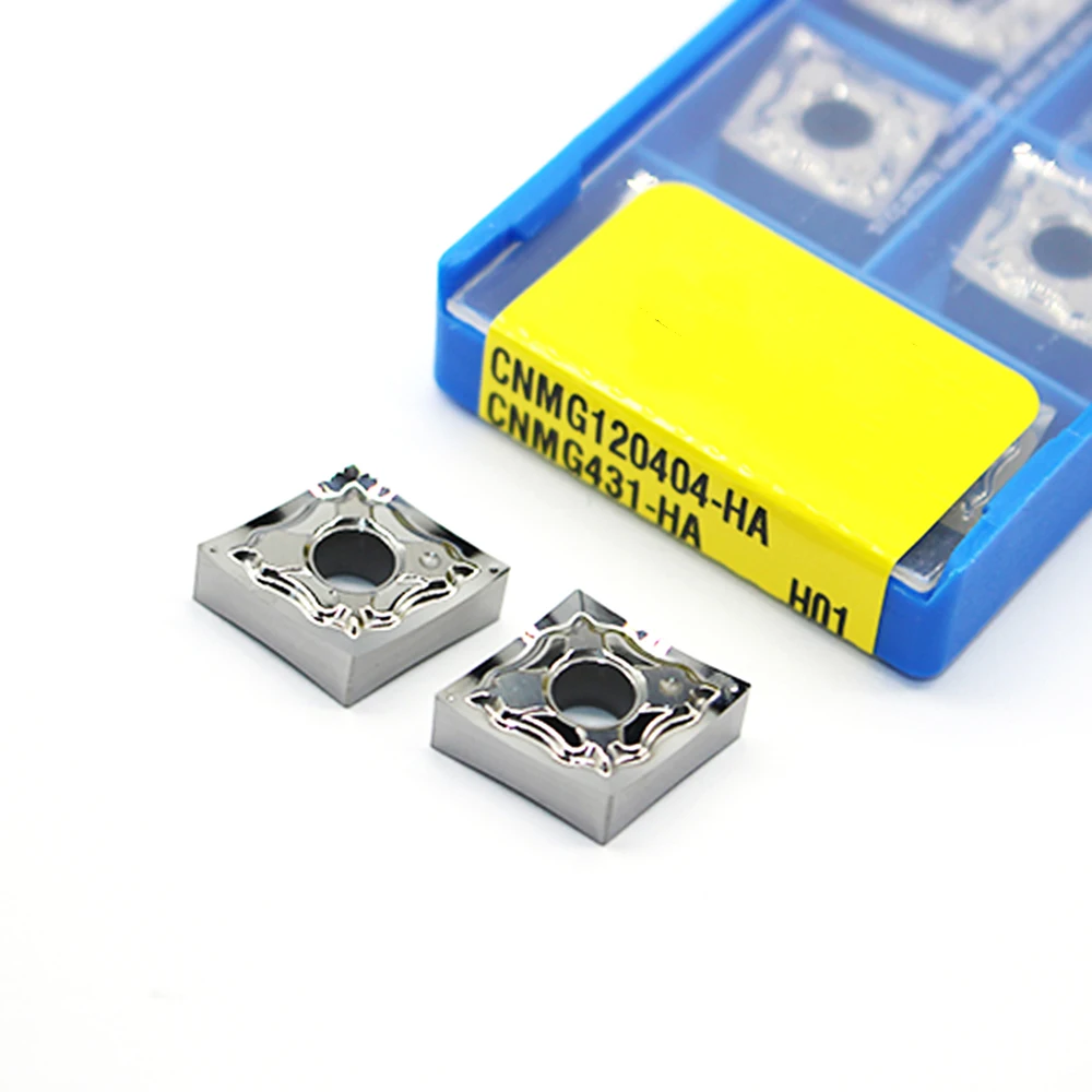 100% original blade CNMG120402 HA H01 CNMG120404 CNMG 120408 aluminum alloy blade CNC hard alloy blade lathe processing tool