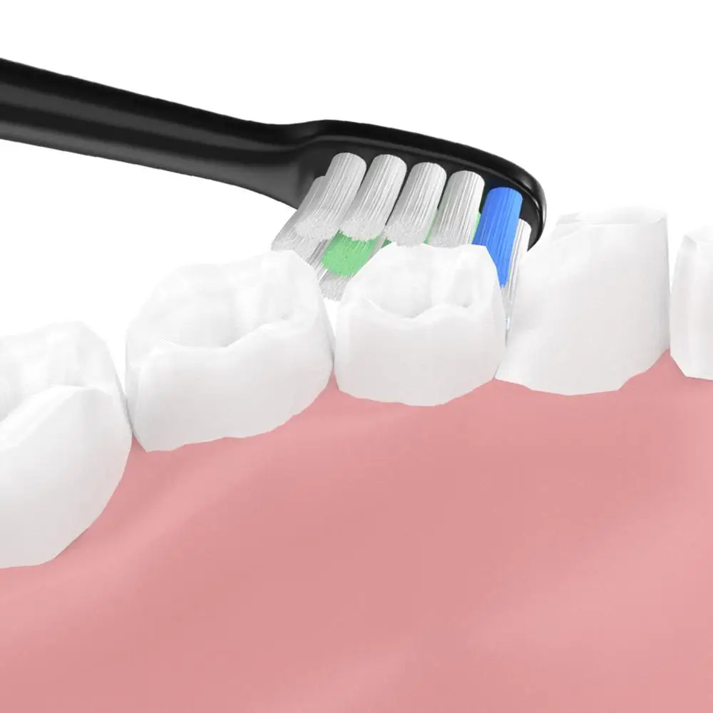 Cabeças de escova de dente soocas x3 x1, para xiaomi mijia elétrica sônica ultrasônica 3d de alta densidade escova de dentes eléctrica 4 unidades cabeças para cabeça