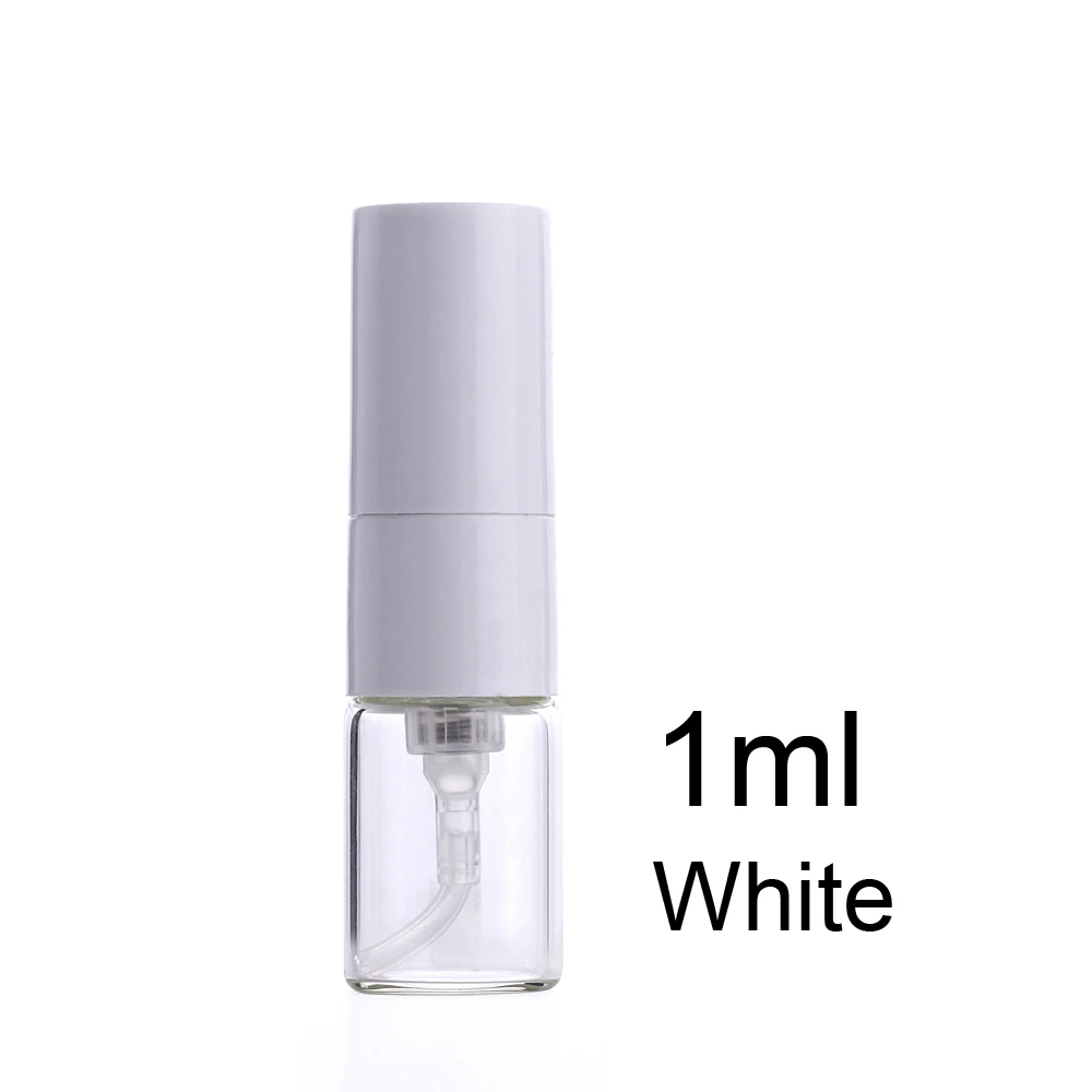100 stks/partij 1 ml 2 ml 3 ml Spray Fles Hervulbare Parfumflesje met Papieren Kaart Voor gift Monster parfumflesje Pakket