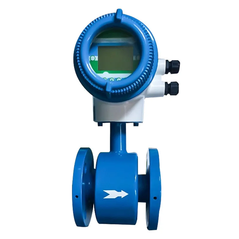 

New Arrival Digital Display Integrated Electromagnetic Flowmeter 50MM Sewage Treatment Intelligent Electromagnetic Flow Meter