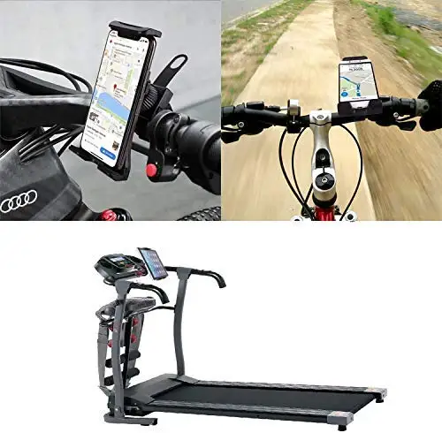 

Tablet Stand Flexible Buckle Mount Holder Indoor Gym Handlebar on Treadmill Exercise Bikes Mobile Phone Bracket for iPad iPhone