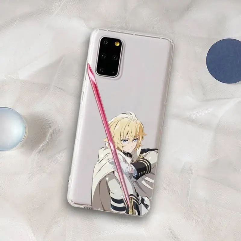 Anime Seraph of the end Mikaela Hyakuya Phone Case For Samsung A 51 30s 71 21s 70 10 31 30 52 12 40 S20 21 plus lite UlTRA