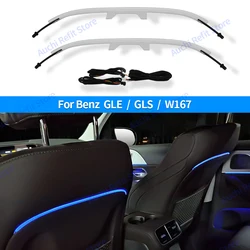 64 Colours Seat back light For Mercedes Benz 2020 GLE350 W167 GLS450 AMG GLE53 Interior Decorate Ambient Light Modification Kit