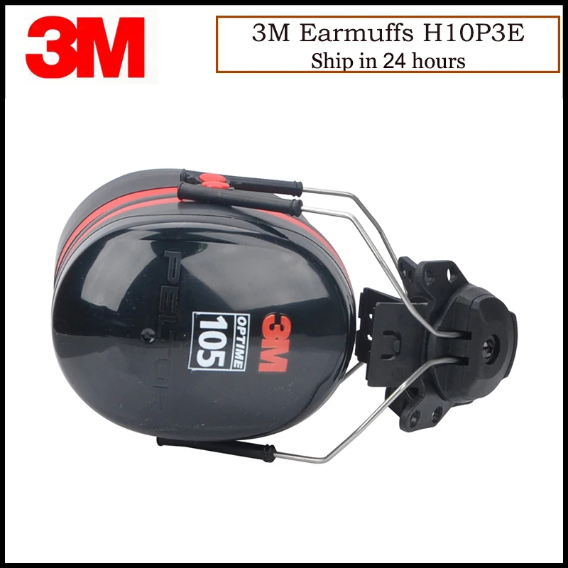 3M H10P3E Earmuffs Optime Earmuffs Hearing Conservation Anti-noise Hearing Protector for Drivers/Workers KU013