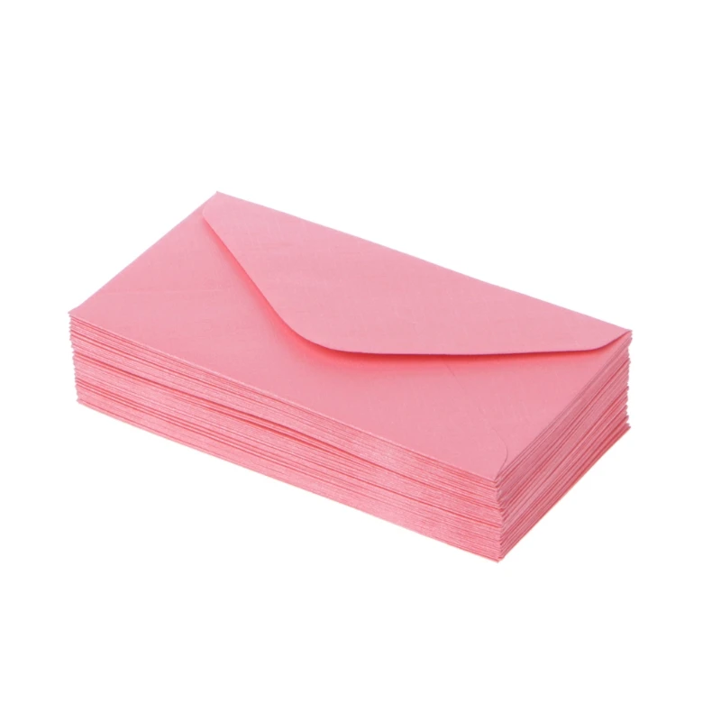 50Pcs Colorful New Retro Blank Mini Paper Envelopes Wedding Party Invitation Greeting Cards Gift