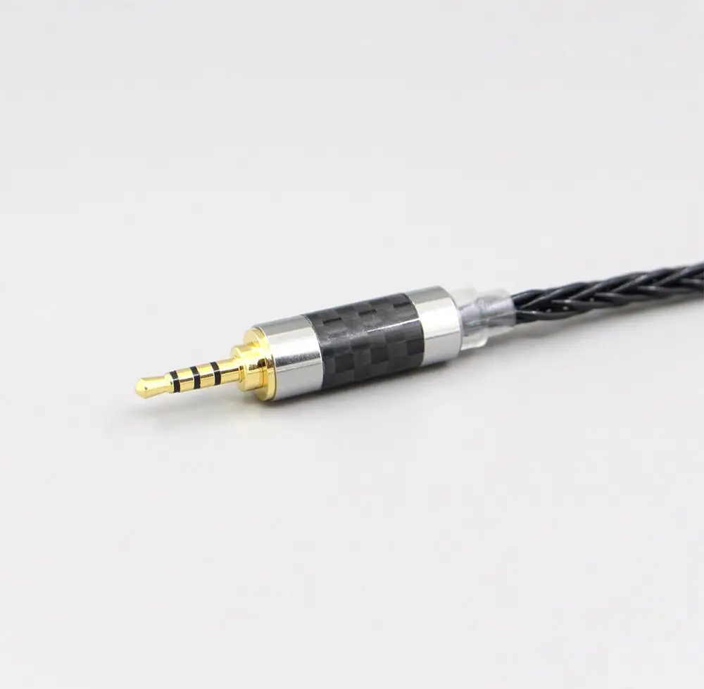 LN006449 2.5mm 3.5mm XLR bilanciato 8 Core OCC argento misto cavo per cuffie per altoparlanti Mr Ether Alpha Dog Prime