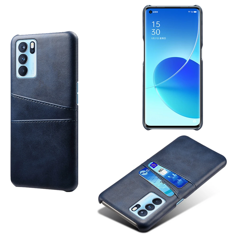 Retro PU Leather Cover for OPPO Reno6 Pro Pro + 5G, Card Slots Wallet Case for Oppo Reno 6 Pro Plus 5G 6pro