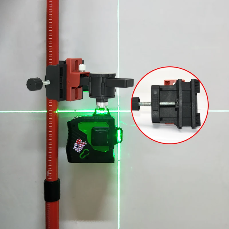 Clubiona Telescopic Bracket Maximum 4M Support Stand for Laser Level with Magnetic bracket