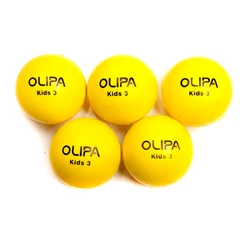 Pelota de tenis de esponja suave para principiantes, pelota de seguridad para niños, niños, jóvenes, hombres y mujeres, 5 unids/set