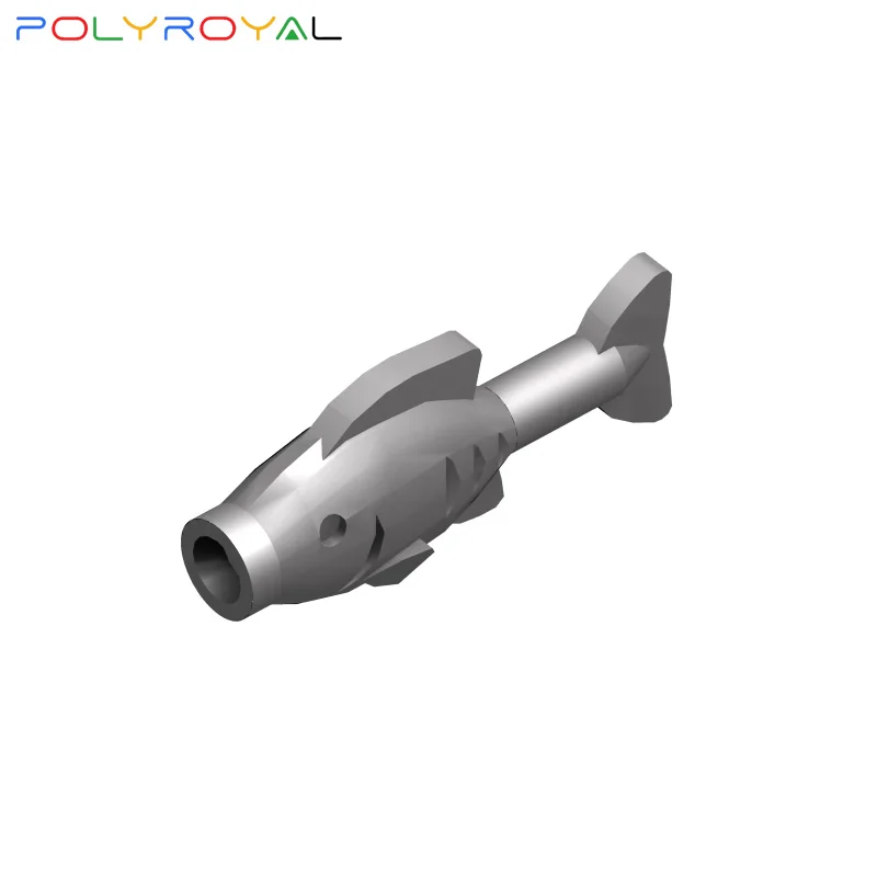 

Строительные блоки POLYROYAL, детали, Серебряная рыба, животное 4611885, питание, 10 шт., MOC, совместимы с брендами игрушек для детей 64648