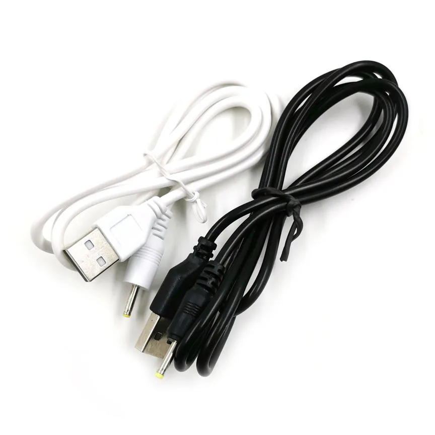 USB To DC 2.5 Interface Power Cord Round Hole 2.5mm Toy Charging Cable 100cm / 80cm