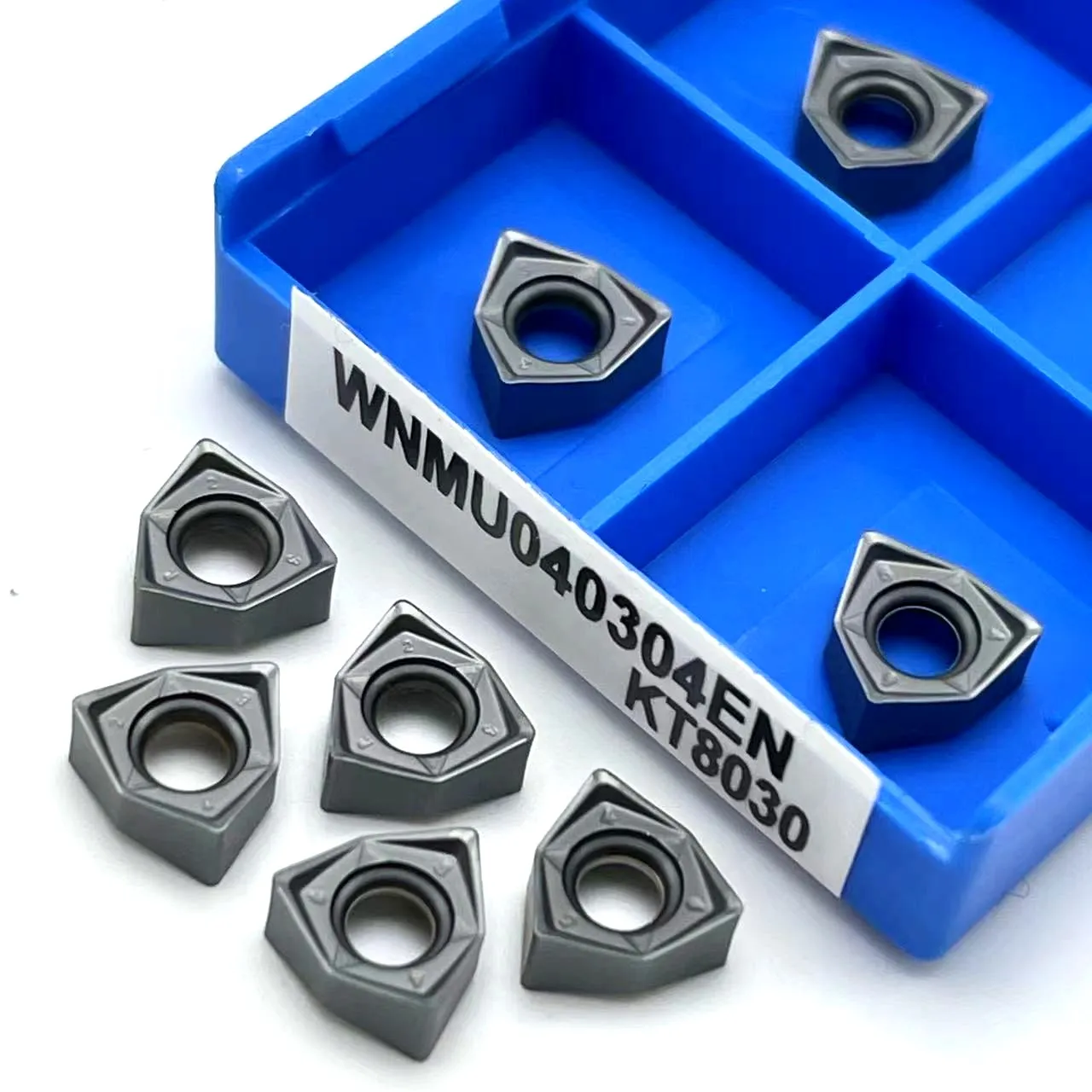 Alloy tool WNMU040304 EN double-sided hexagonal fast feed milling inserts high quality replacement APMT1604 milling inserts