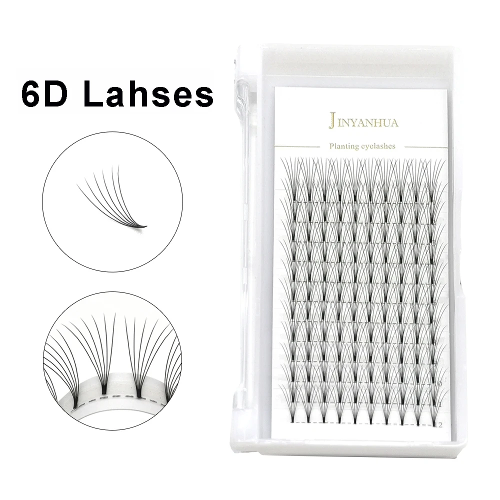 

Premade Fan Eyelash Extensions Natural Soft Russian Volume Lashes Faux Mink Individual Lash Extensions 4d/5d/6d Short-Stem