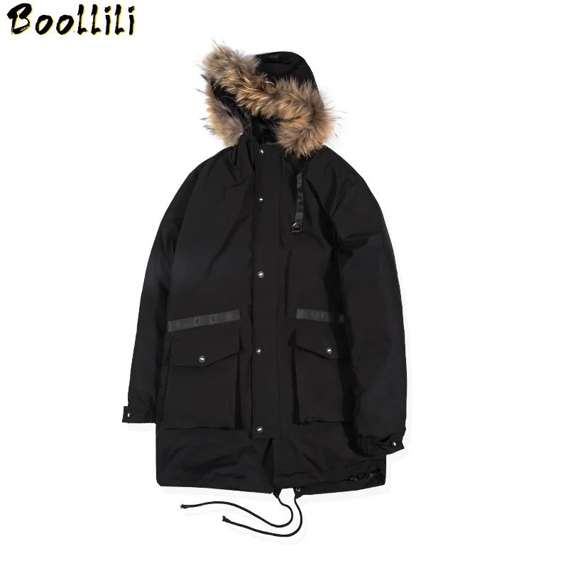 

Plus Size Boollili Puffer Jacket Men 90% White Duck Down Jacket Winter Coat Men Korean Warm Parka Doudoune Homme