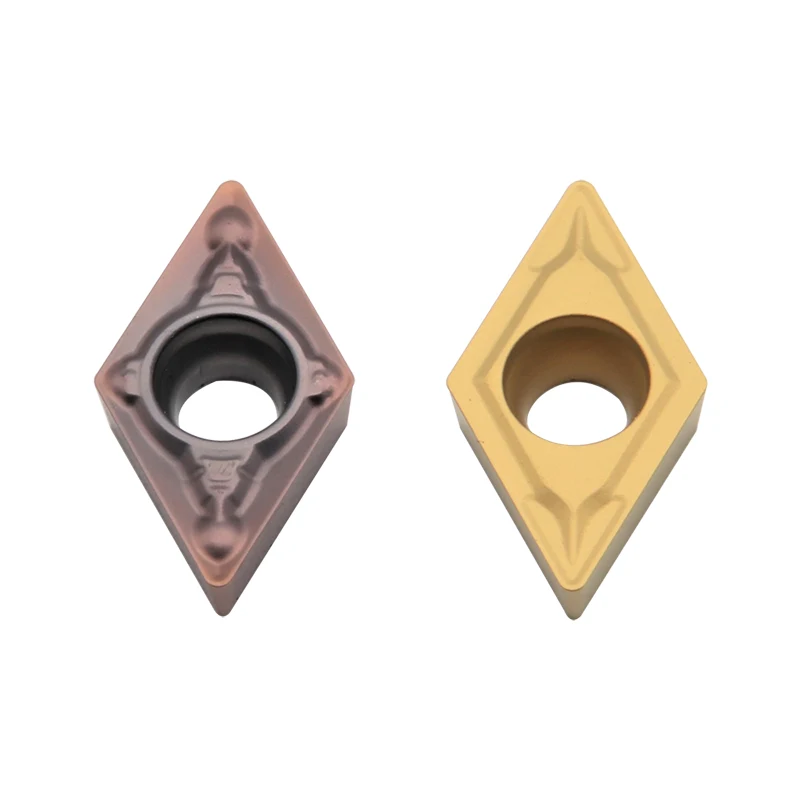 أداة تحول داخلية ، DCMT070204 UE6020 VP15TF ، شفرات قطع كربيد عالية الجودة ، أدوات مخرطة CNC ، قاطع المخرطة