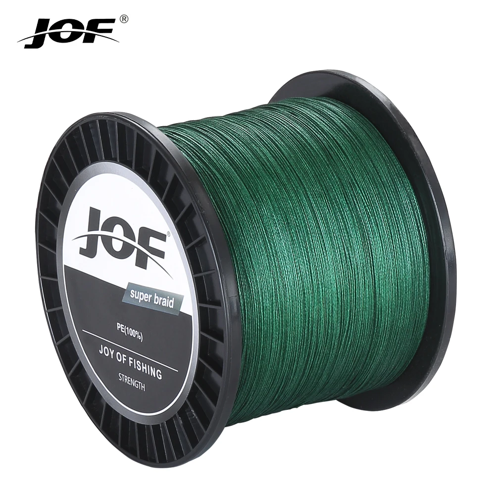 

JOF 8 Strands 1000M 500M 300M Braided Fishing Line Multifilament Pesca Carp Super Strong Weave Sea Saltwater Extreme 100% PE