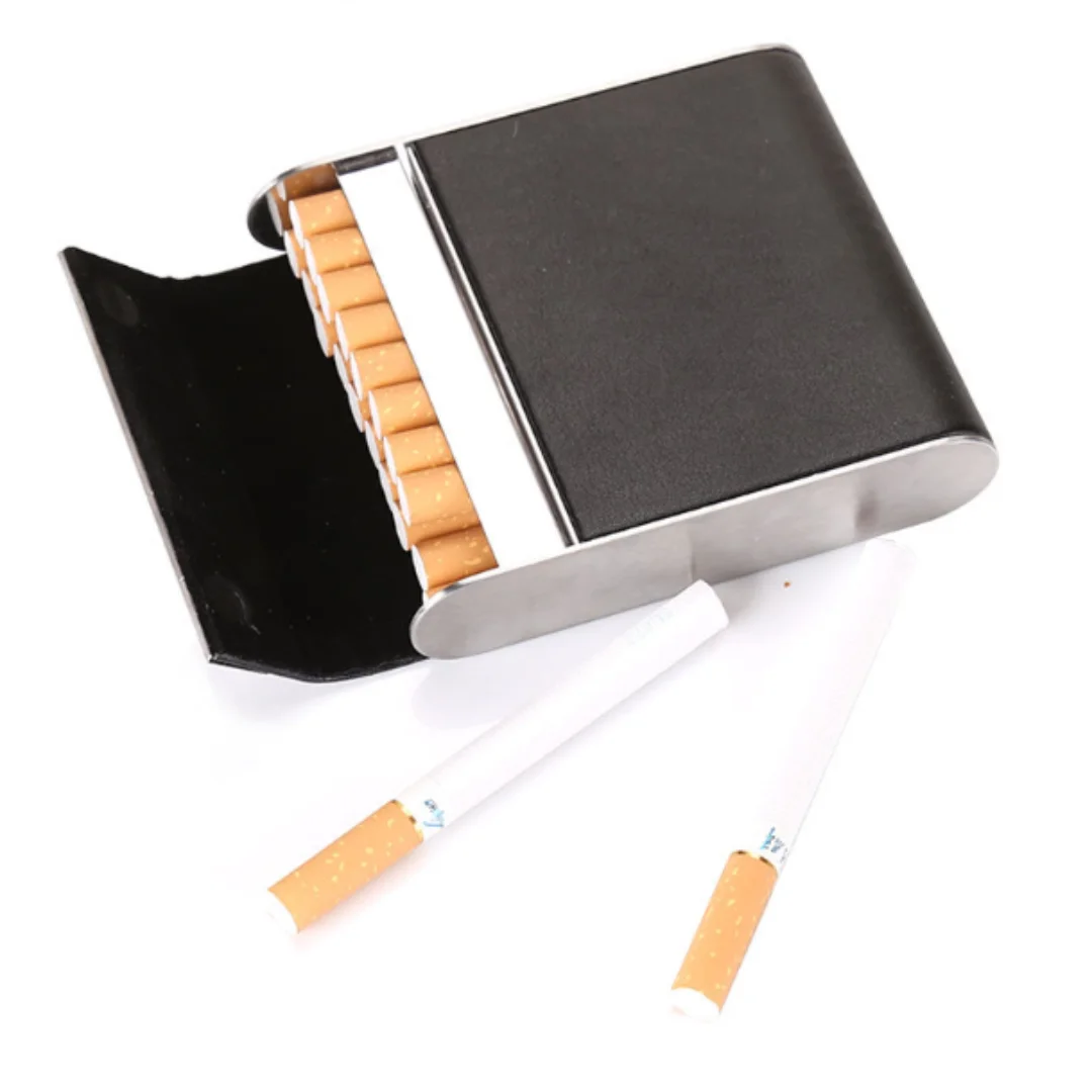 

PU Cigarette Case with Magnet Strong Protection, Holder for Regular Size, 5 Colors, 20 Capacity