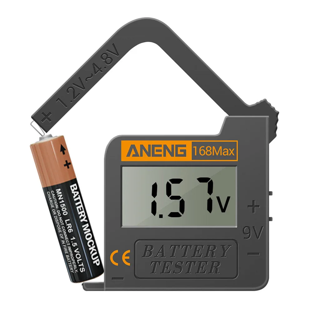 Aneng-digital Lithium Battery Capacidade Tester Lcd Voltage Tester Ferramenta de Diagnóstico Dropship 168max