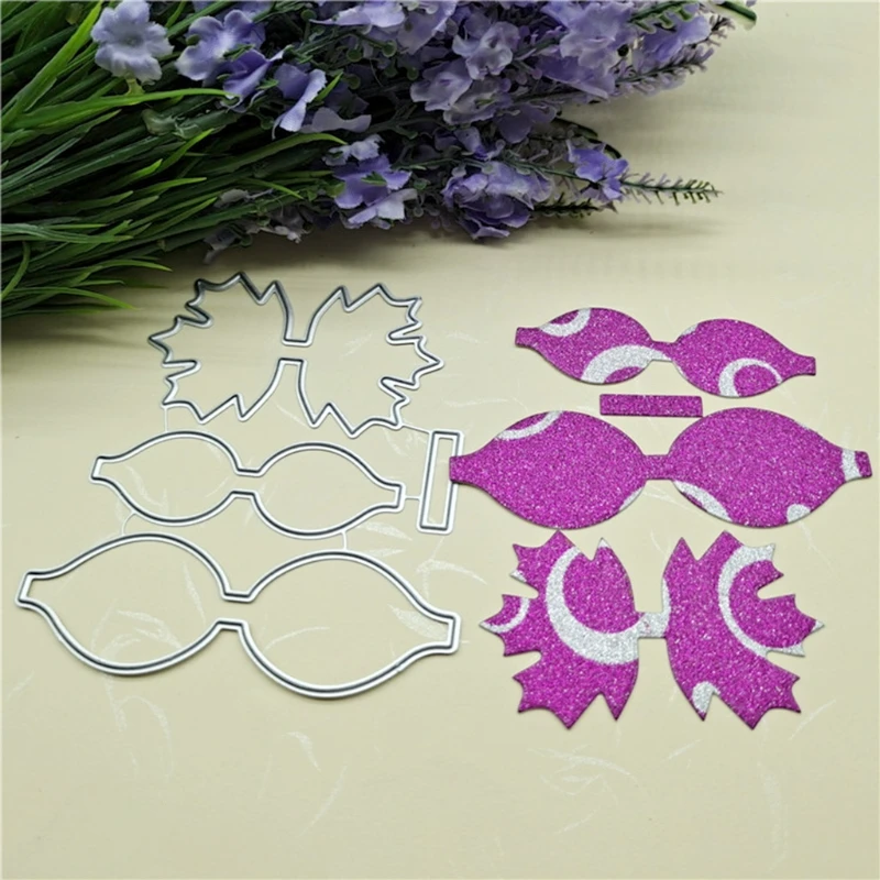 Bow Metal Cutting Dies Stencil DIY Scrapbooking Album Paper Card Template Mold Embossing Craft Decoration