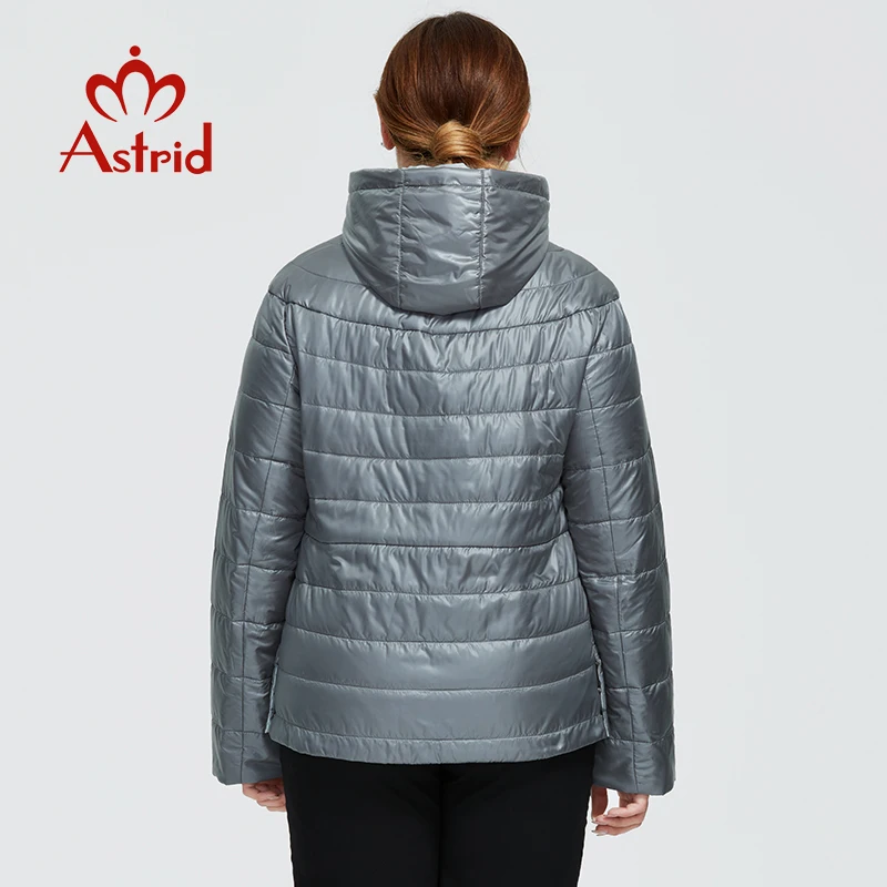 Astrid 2022 New Autumn Winter Women\'s coat women Windproof warm parka fashion thin Jacket hood large sizes female clothing 9439