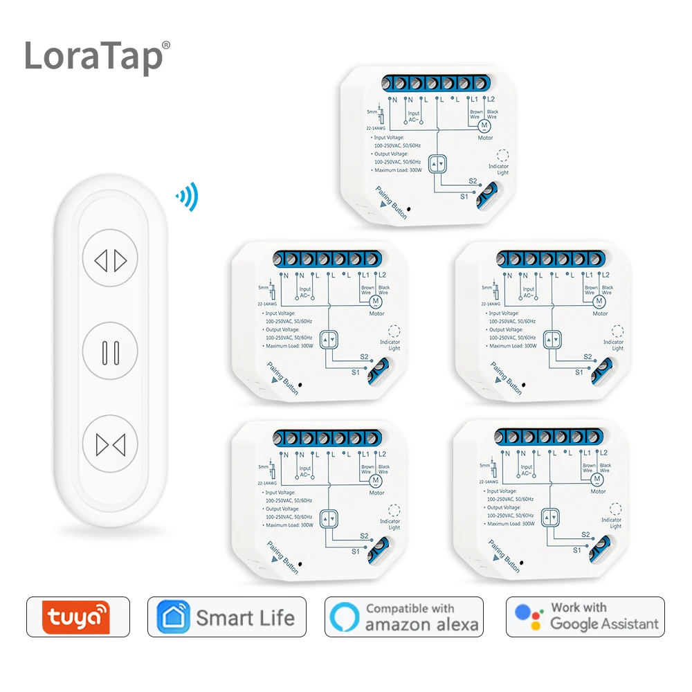 1 remote 5 modules