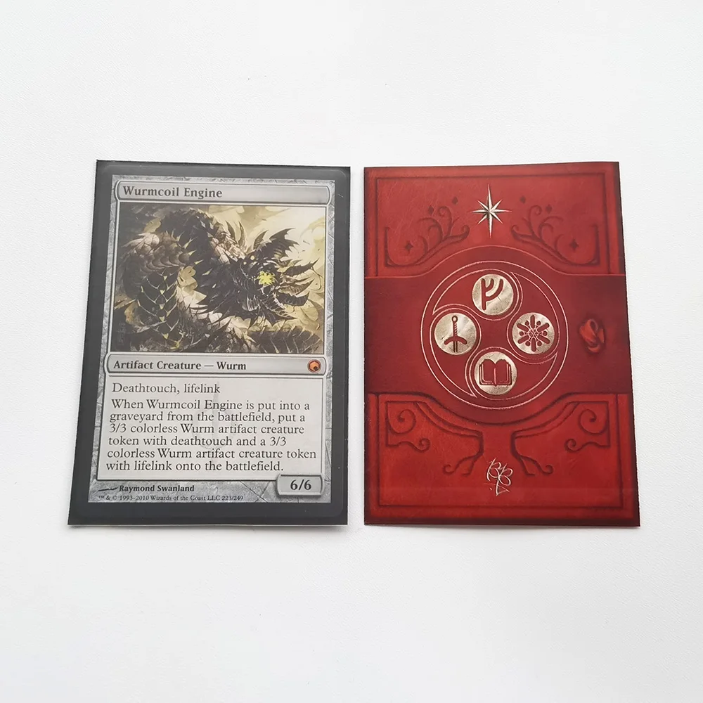 66x91mm120Pieces/Lot Magic Board Game Cards Matte Sleeves Crimson Mystery  Symbol Protector Shields for MGT PKM Magical Gathering - AliExpress 26