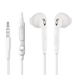 3.5mm Jack Wired Earphones for Samsung S6 S7 S8 S9 S10 S20 S21 S22 S23 S24 A34 A53 A54 Headphone With Microphone In Ear Earphone