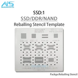 Amaoe SSD1 BGA Reballing Stencil Template For DDR SSD NAND Memory IC BGA96 BGA136 BGA152 BGA132 BGA272 BGA316 BGA100 T=0.2MM