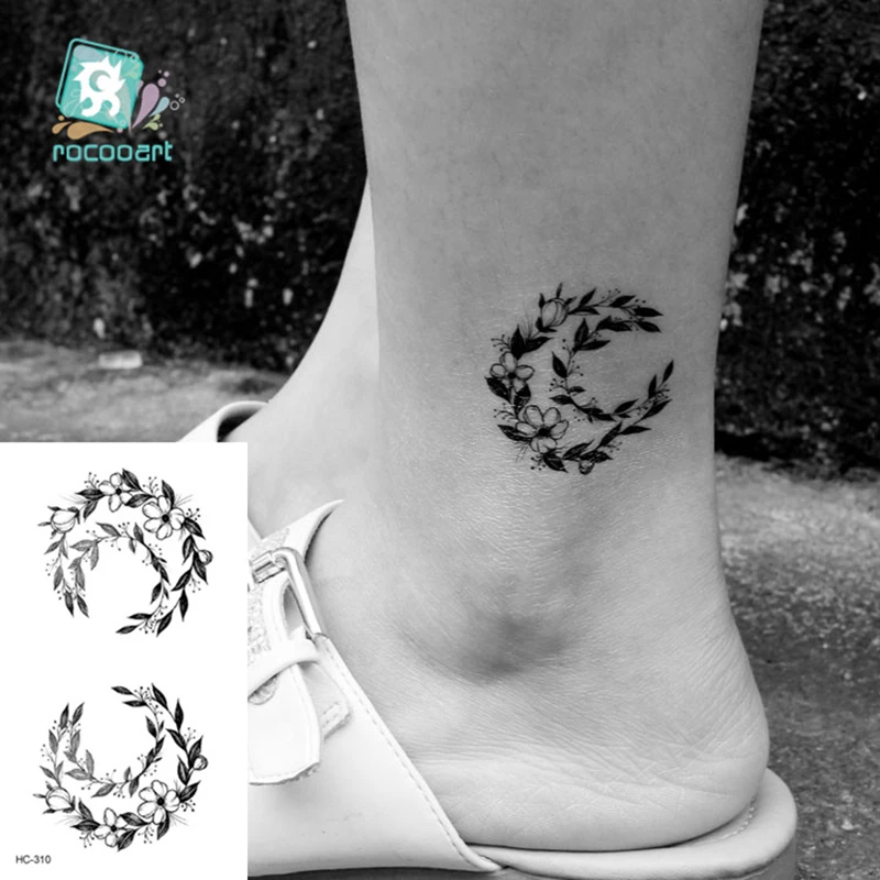 1 PC Geometrische Planeten Mode Frauen Temporäre Tattoo Aufkleber Wasser Transfer Tattoo Minimalistischen Kleine Sonne Mond Design Gefälschte Tattoo