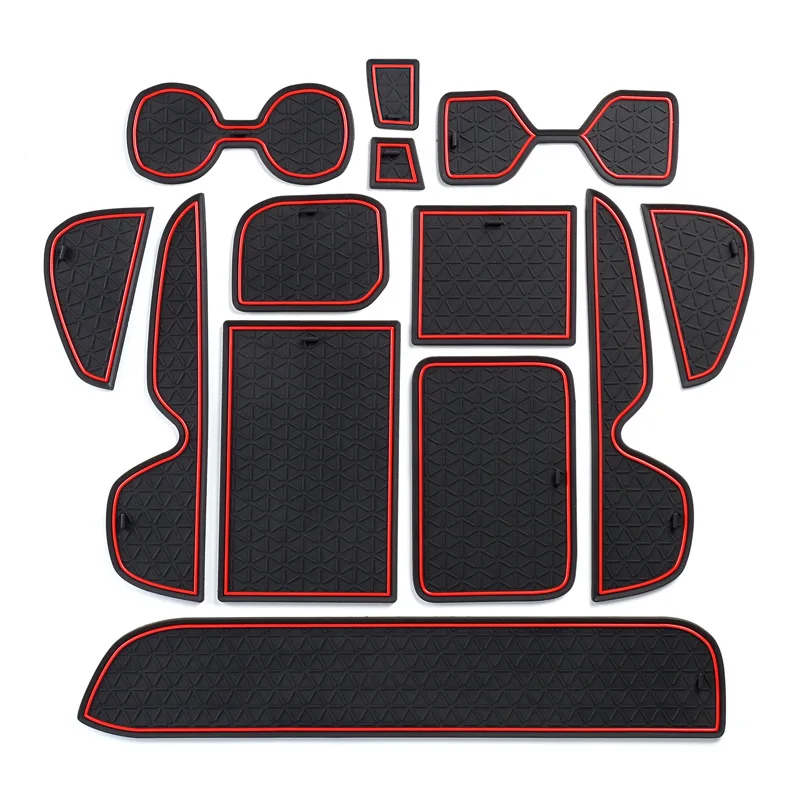 For Toyota RAV4 2019 2020 2021 2022 2023 2024 2025 Anti-Slips Gate Slot Mat Accessories Rubber Cup Holder Non-Slips Car Sticker