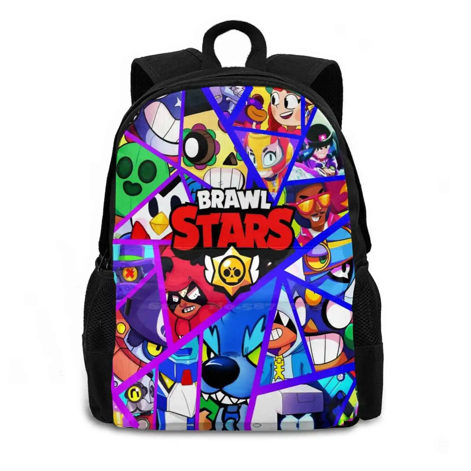 STARS BRAWL Team Fashion Bags Student Backpack Funny Moments Leon Team All Heroes S Game New Best Skin Shark Fails