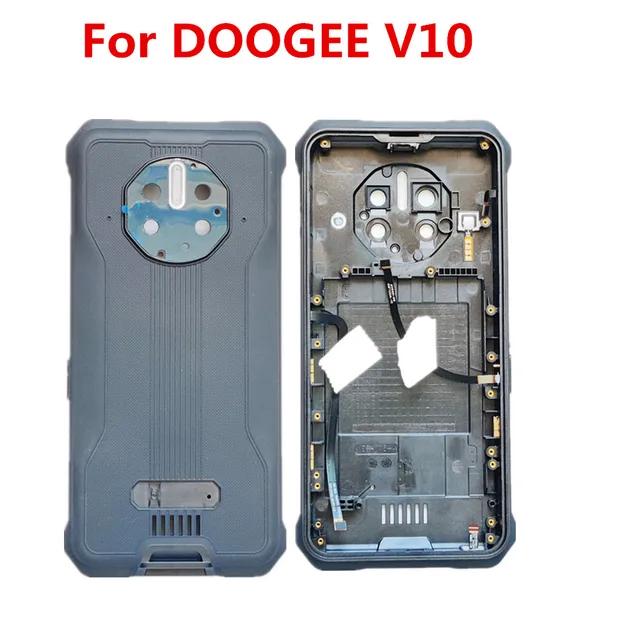 Nowy oryginalny do Doogee V10 6.39 cala bateria do telefonu obudowy tylna obudowa wymień części naprawcze