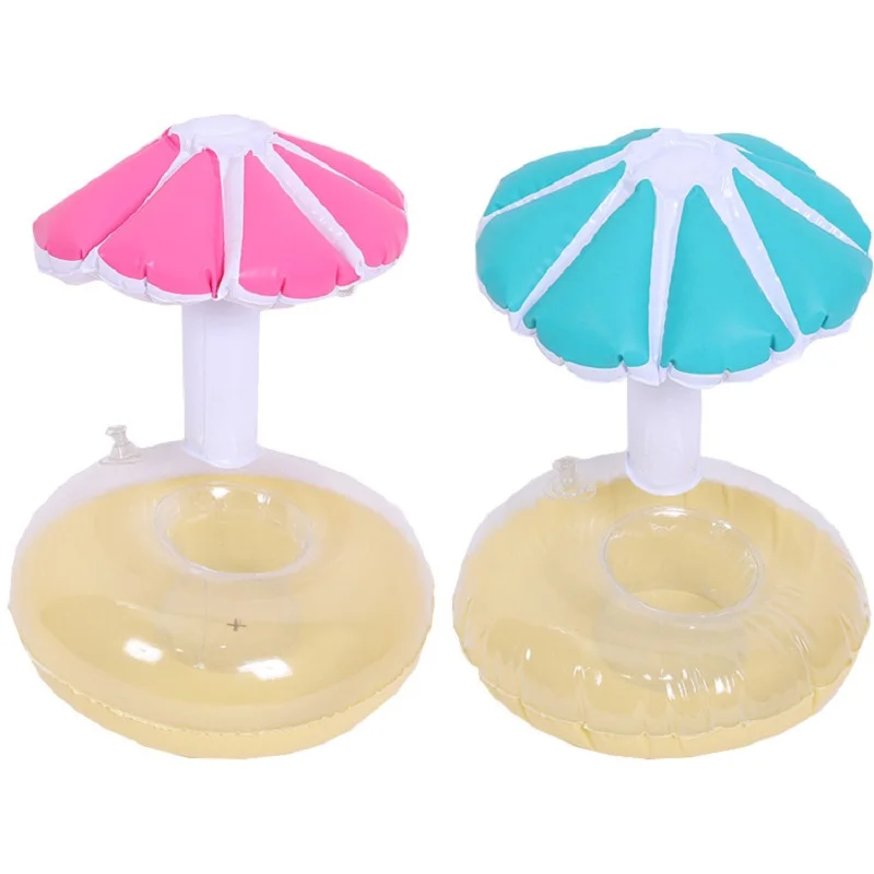 Fun Party Acces-Soporte inflable para bebidas y cerveza, vaso de cereza para Donut, Flotador para piscina, anillo de natación, soporte para bebidas, agua