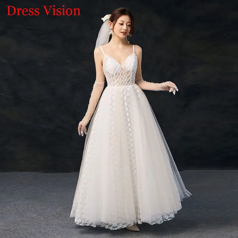 

Lace Wedding Dress Sexy V-neck Vestido De Novia Robe De Mariee платье Robe De Soiree свадебные платья Bride To Be