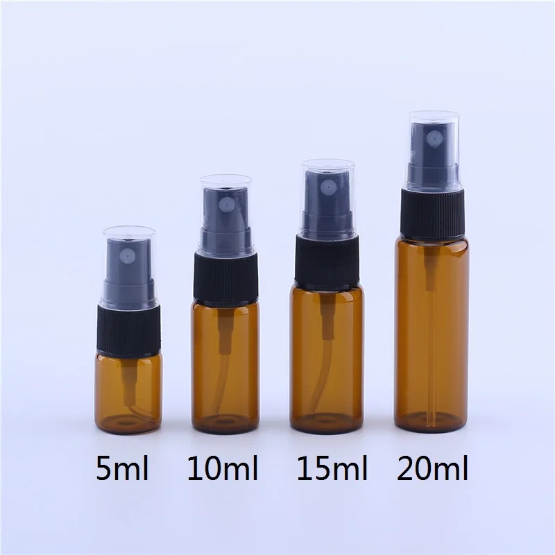 

1000pcs 5ml 10ml 15ml 20ml Portable Glass Perfume Bottle Spray Bottles Sample Empty Containers Atomizer Refillable Bottles