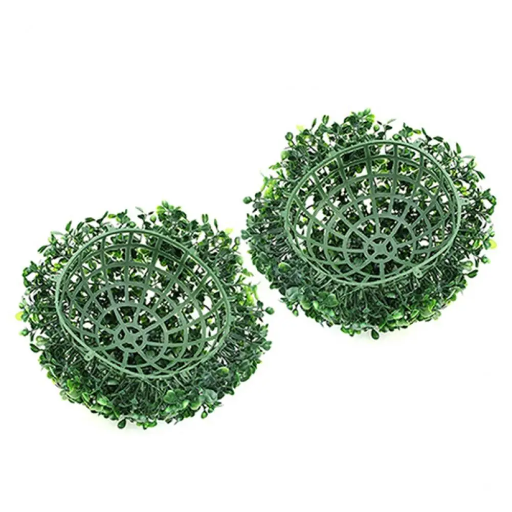 1 pz verde pianta artificiale palla topiaria plastica resistente allo strappo albero bosso festa di nozze giardino all'aperto decorazione della casa
