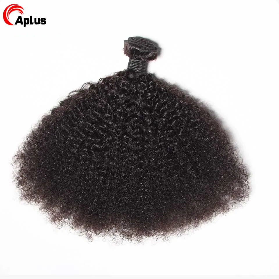 Fasci ricci Afro crespi fasci di capelli ricci crespi mongoli Extension Remy 3 Bundles Deal fasci di capelli umani ricci per le donne