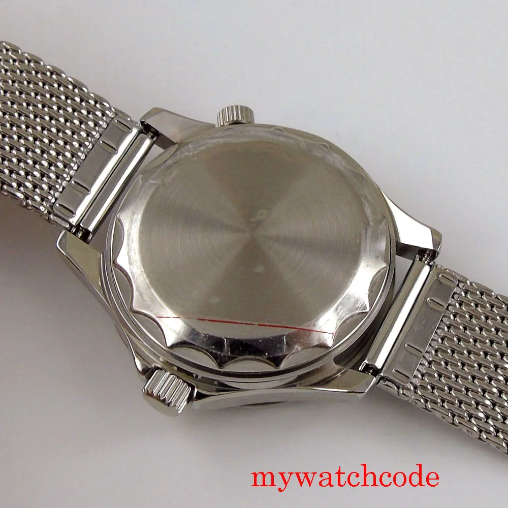 BLIGER – montre-bracelet automatique pour hommes, 41mm, NH35 MIYOTA 8215, verre de saphir, indicateur de Date, bracelet en acier inoxydable