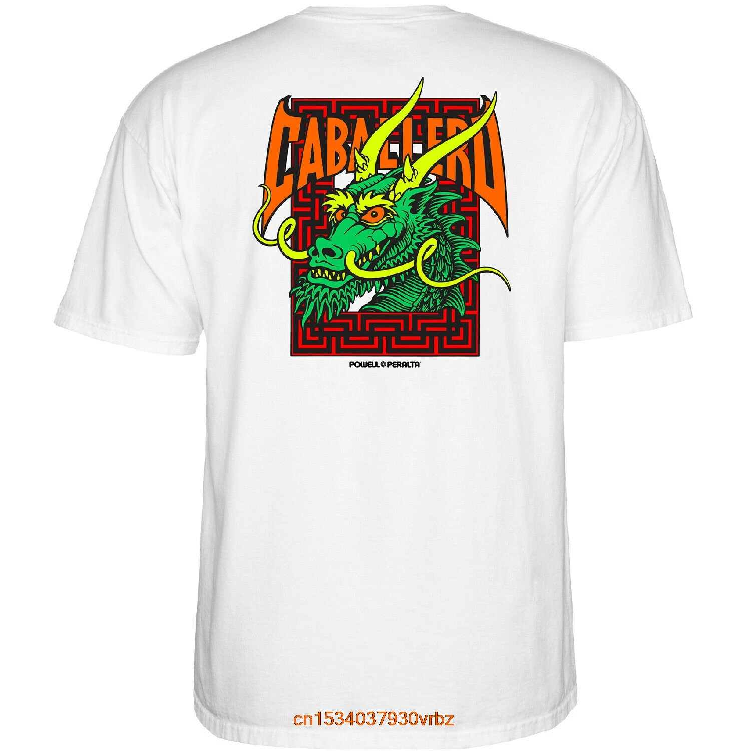 Powell-Peralta Steve Caballero Street Dragon (White) T-Shirt Men T Shirt Great Quality Funny Man Cotton Normal