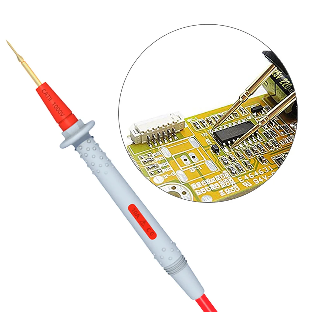 JXSINONE P1506 series Multimeter Probe Test Leads ปลั๊กกล้วย 4 มม. ถึง 0.7 มม. Sharp เข็มตรงกับคลิปจระเข้ 1000V 20A