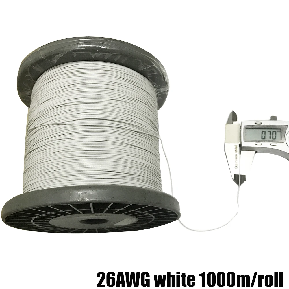 26AWG 28AWG 32AWG 34AWG 36AWG Ultrafine Litz Weld Line Bonding Wire Telflon Wlectronic Wire 200 Degrees Headphone Cable