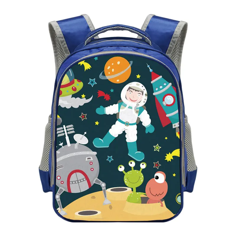Planet / Astronaut Backpack for Boys Children Spaceship Pattern School Bags Galaxy Space Shuttle School Backpack Kids Bookbag