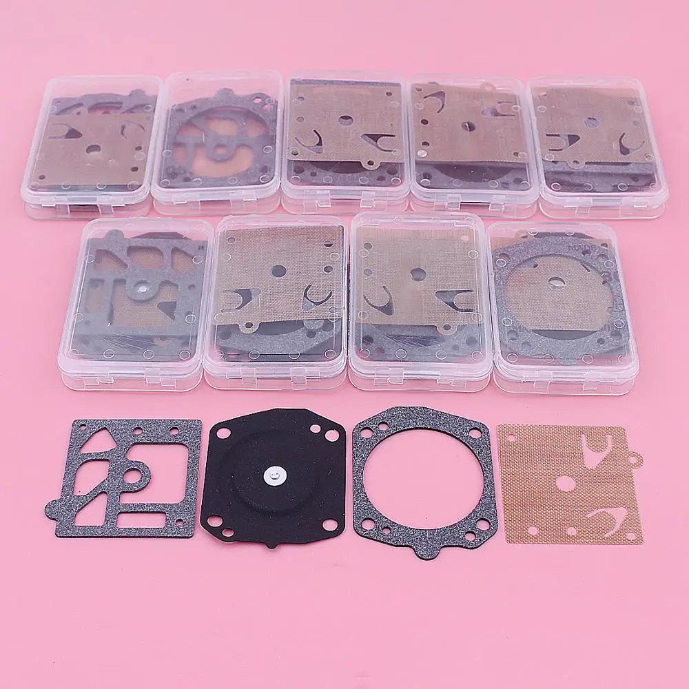 Diaphragm Carburetor Gasket Rebuild Repair Kit For Stihl MS270 MS280 MS290 MS390 MS341 MS361 MS440 MS441 MS461 Chainsaw 10pcs