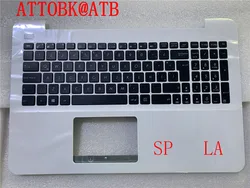 Hiszpańska/latynowa/BR klawiatura do laptopa Asus X555LD X555LN A555L F555L R556L VM510L W519L Y583L R557 W509 X555S X555D z powłoką C