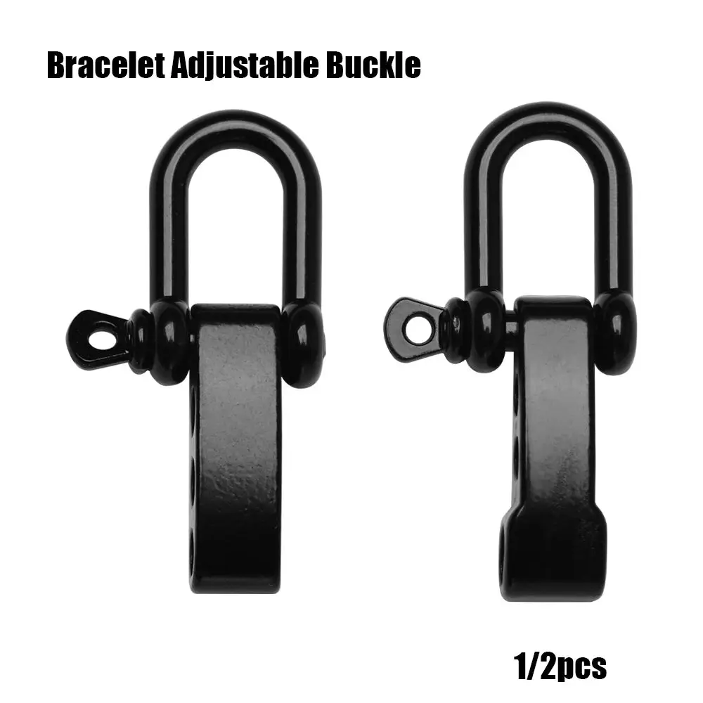 Pin Outdoor Camping U-Shaped Shackle Buckle Bracelet Buckles Paracord Bracelets accessories Survival Rope Paracords