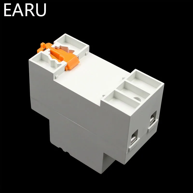 1pc 2P 63A 220V Din Rail Self Recovery Automatic Reconnect Over & Under Voltage Lightening Protection Protective Protector Relay