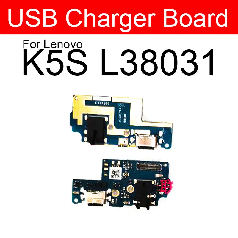 

USB Charging Port Board For Lenovo K5S L38031 USB Charger Dock Plug Connector Flex Ribbon Cable Repair Replacement Parts